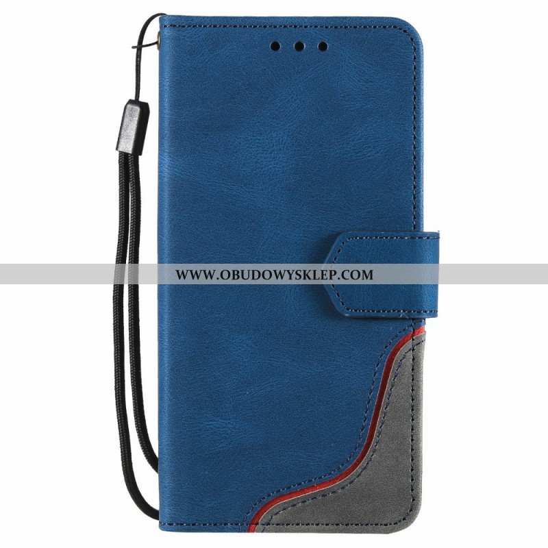 Etui Folio do Samsung Galaxy S22 Ultra 5G Fala W Dotyku Skóry