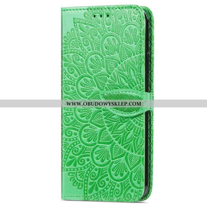 Etui Folio do Samsung Galaxy S22 Ultra 5G Plemienne Liście