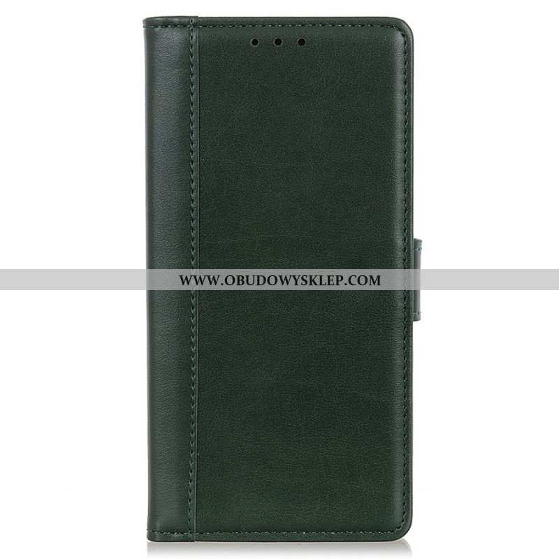 Etui Folio do Samsung Galaxy S22 Ultra 5G Stylowa Skórzana Elegancja