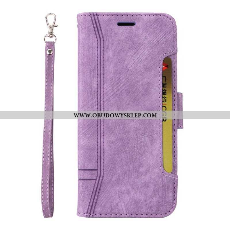 Etui Folio do Samsung Galaxy S23 5G Betopnice Przednie Etui Na Karty