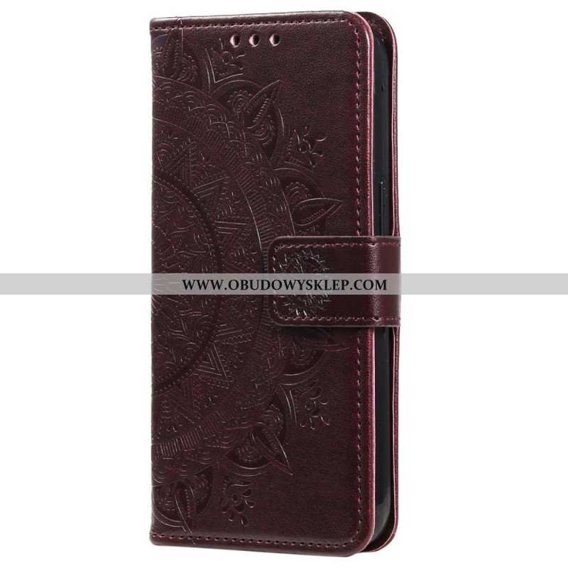 Etui Folio do Samsung Galaxy S23 5G Mandala Słońca