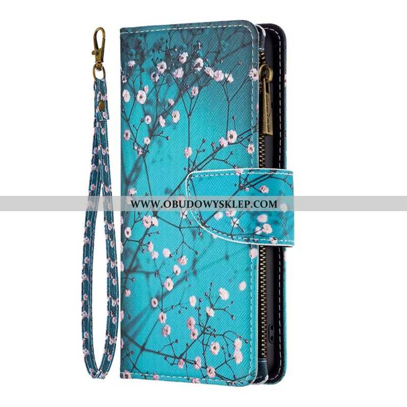 Etui Folio do Samsung Galaxy S23 5G Portfel Portfel Drzewa