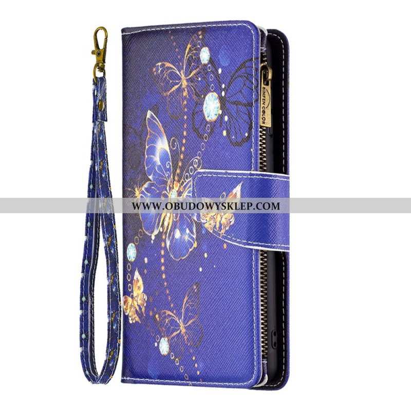 Etui Folio do Samsung Galaxy S23 5G Portfel Portfel Motyle