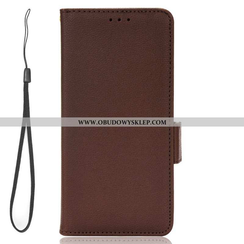 Etui Folio do Samsung Galaxy S23 5G Ultra Cienkie Podwójne Zapięcie