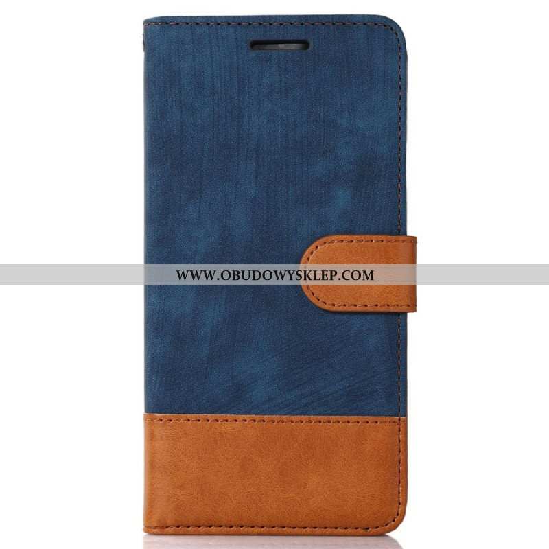 Etui Folio do Samsung Galaxy S23 Plus 5G Dwukolorowy W Dotyku