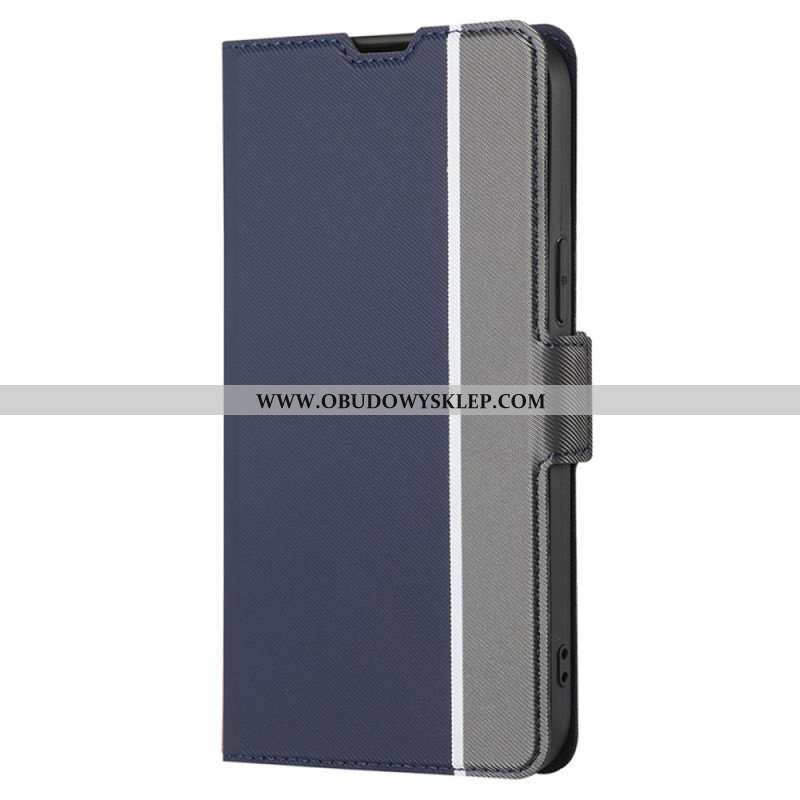 Etui Folio do Samsung Galaxy S23 Plus 5G Ultra Cienki Dwukolorowy