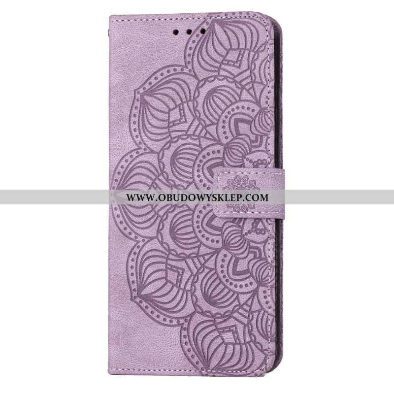 Etui Folio do Samsung Galaxy S23 Plus 5G z Łańcuch Paskowata Mandala