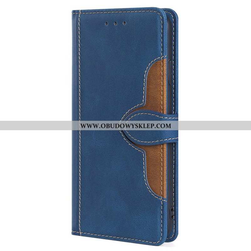 Etui Folio do Samsung Galaxy S23 Ultra 5G Dwukolorowy Kwiatowy