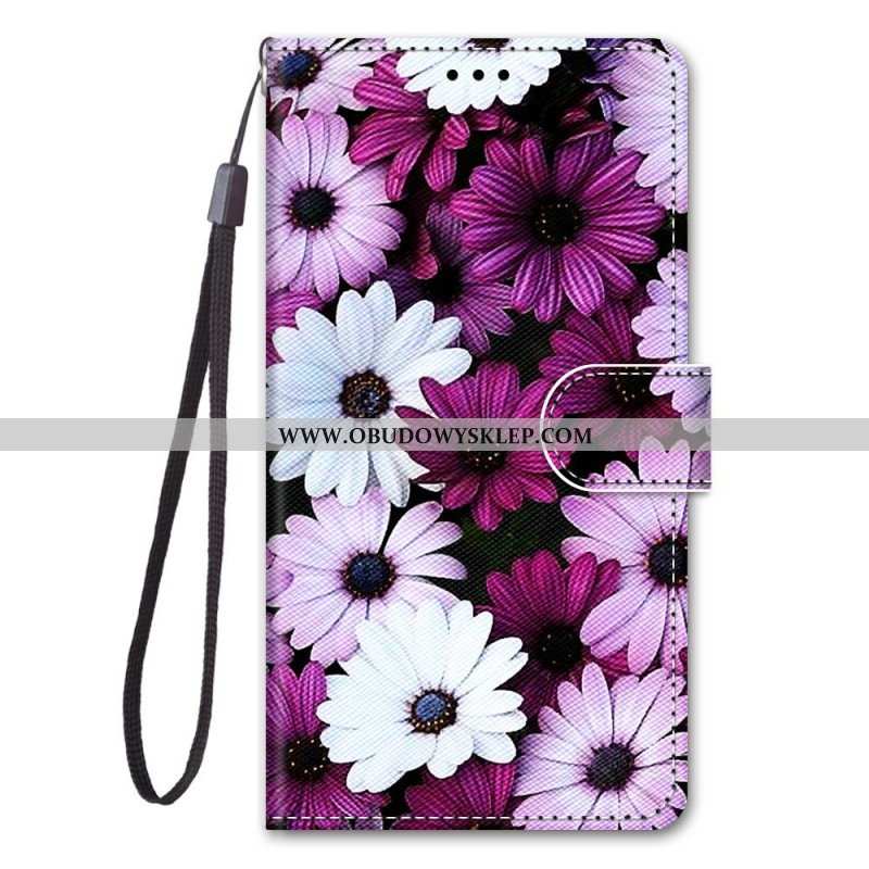 Etui Folio do Samsung Galaxy S23 Ultra 5G Grafika Ze Smyczą