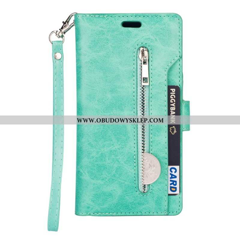 Etui Folio do Samsung Galaxy S23 Ultra 5G Torebka Ze Smyczą