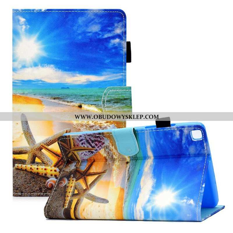 Etui Folio do Samsung Galaxy Tab A7 Lite Zabawna Plaża