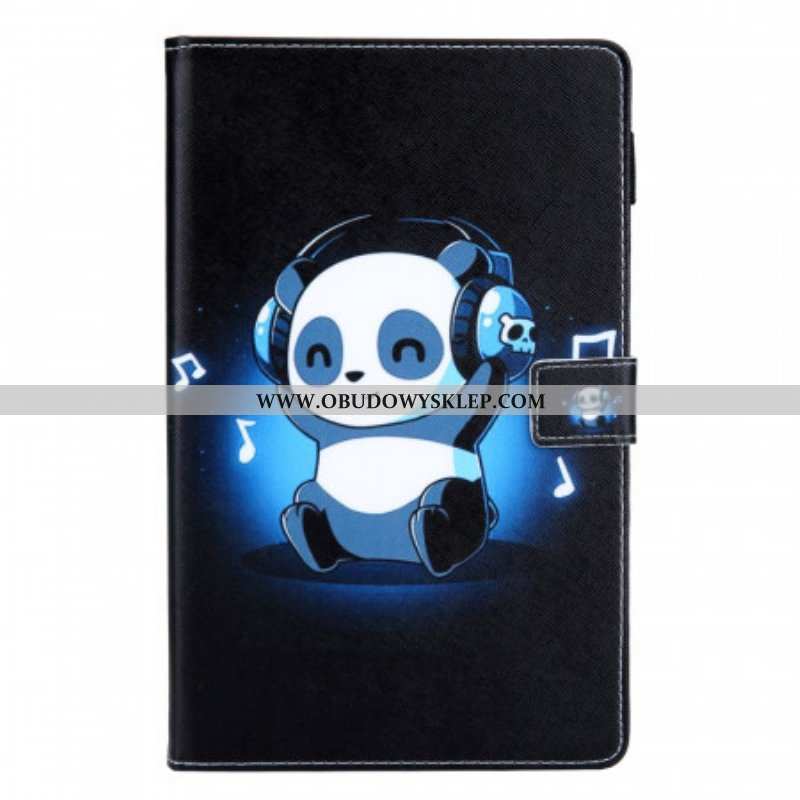 Etui Folio do Samsung Galaxy Tab A8 (2021) Zabawna Panda