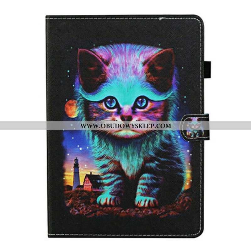 Etui Folio do Samsung Galaxy Tab S8 / Tab S7 Kot Elektryczny