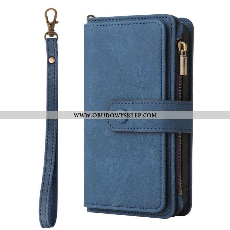 Etui Folio do Samsung Galaxy Z Fold 3 5G Wielofunkcyjny Uchwyt Na Karty