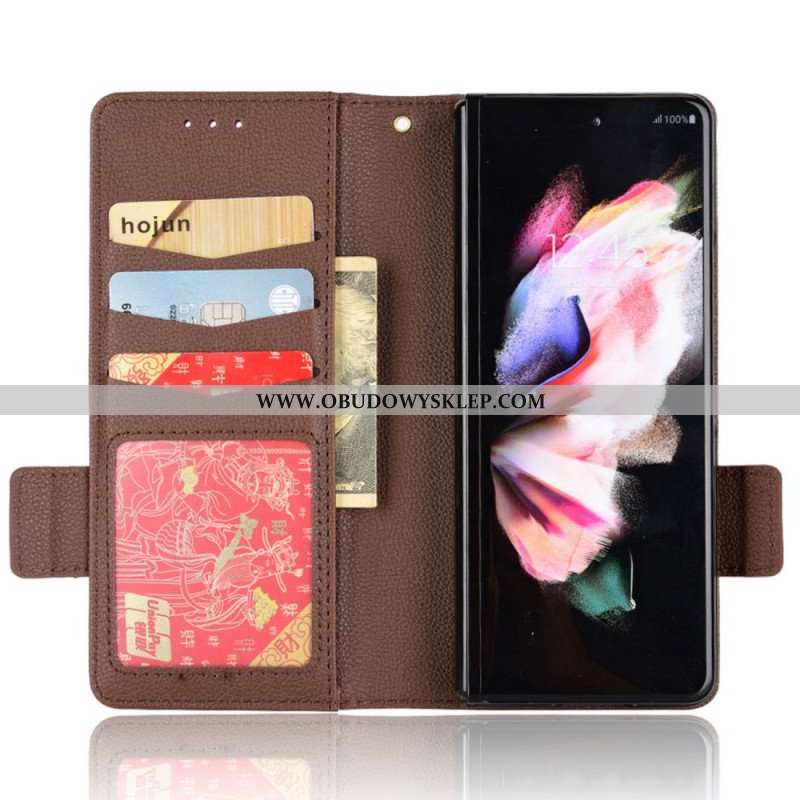 Etui Folio do Samsung Galaxy Z Fold 4 Winston Ze Sztucznej Skóry