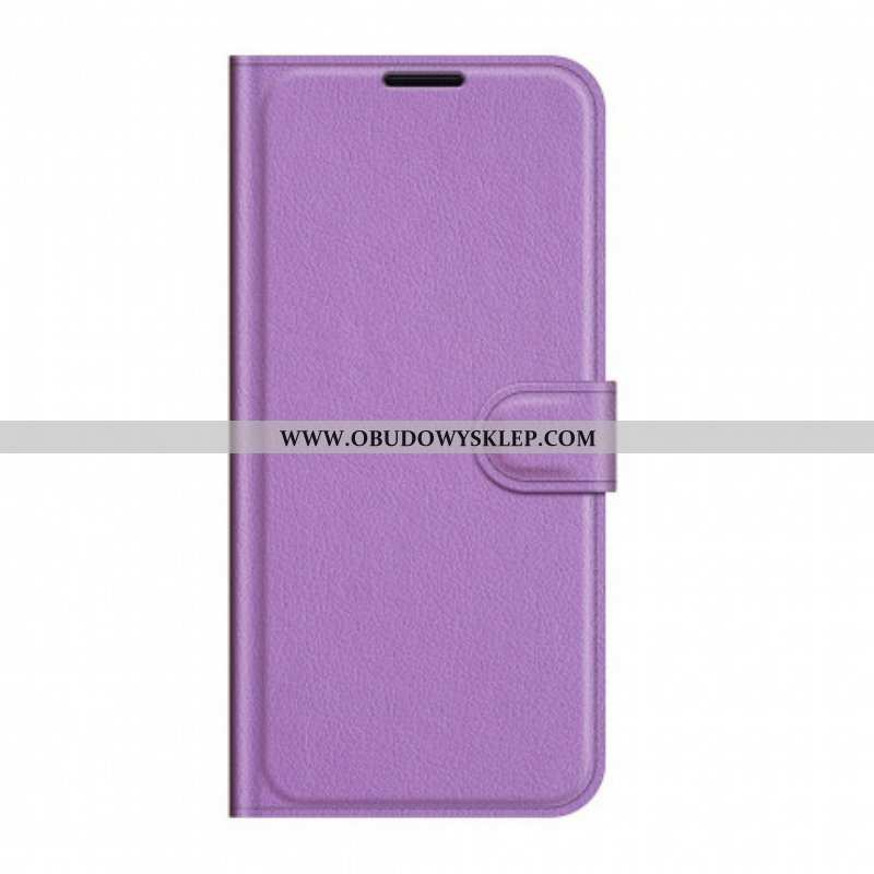 Etui Folio do Sony Xperia 1 III Klasyczny Efekt Liczi