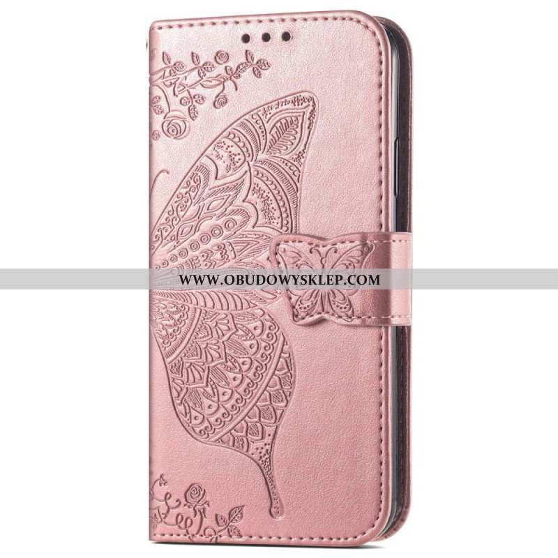 Etui Folio do Sony Xperia 1 IV Barokowy Motyl