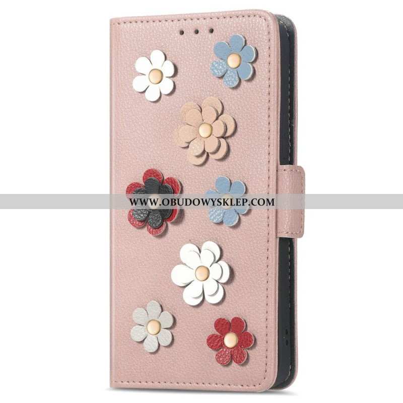 Etui Folio do Sony Xperia 1 IV Dekoracyjne Kwiaty