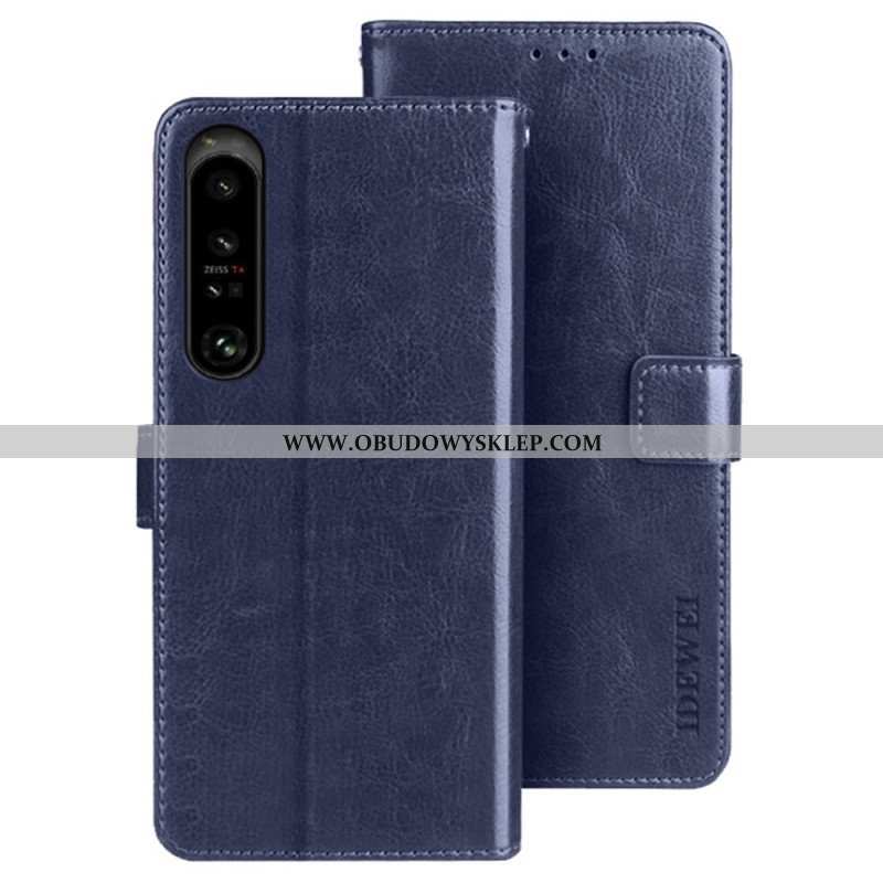 Etui Folio do Sony Xperia 1 IV Imitacja Skóry Idewei