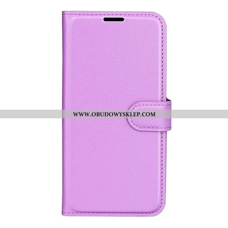 Etui Folio do Sony Xperia 1 IV Klasyczne Liczi