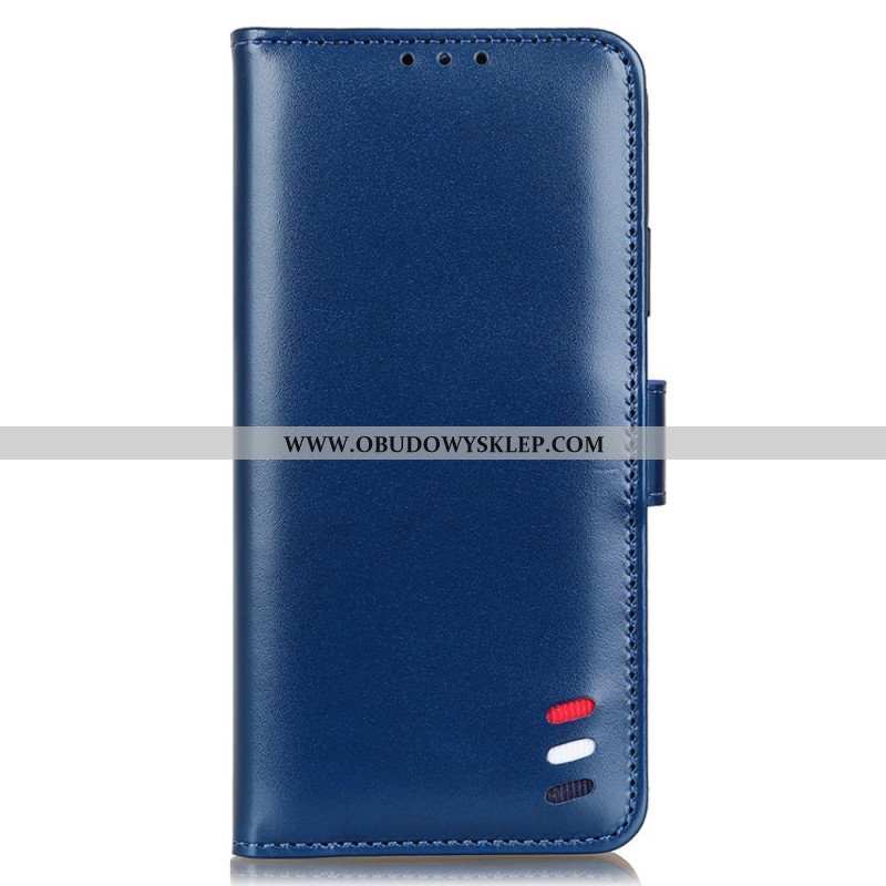 Etui Folio do Sony Xperia Pro-I Trójkolorowy Efekt Skóry