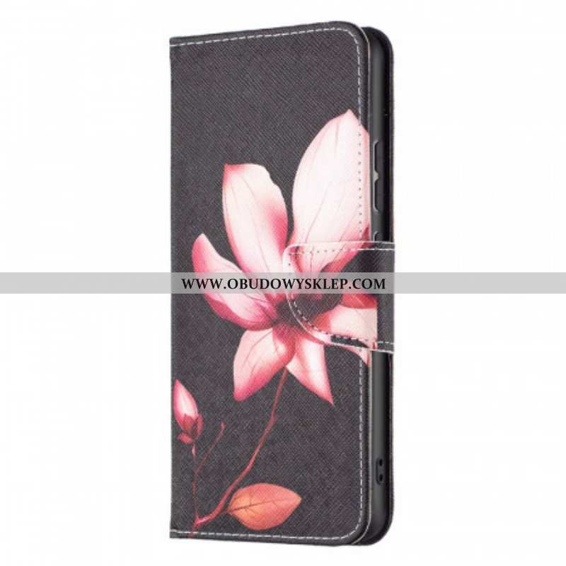 Etui Folio do Xiaomi 12 / 12X Różowy Kwiat