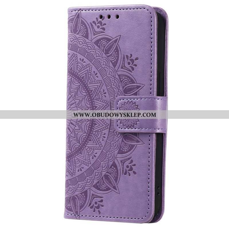 Etui Folio do Xiaomi 12T / 12T Pro Mandala Sun Ze Smyczą