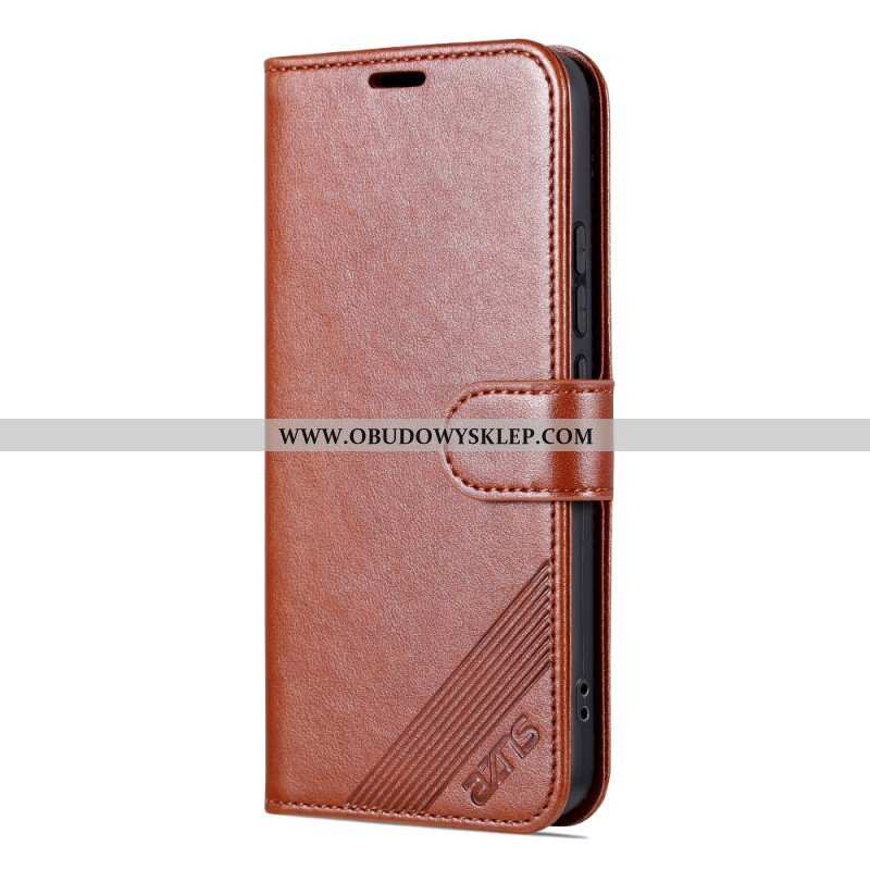 Etui Folio do Xiaomi 13 Efekt Skóry Azns