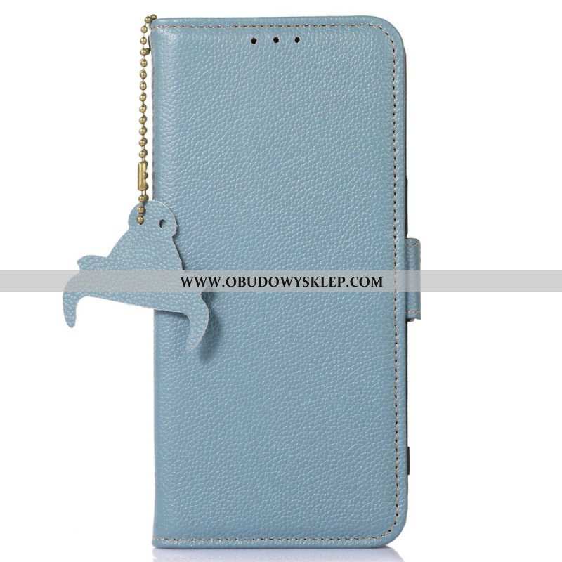 Etui Folio do Xiaomi 13 Lite Etui Ochronne Ochrona Rfid Z Prawdziwej Skóry