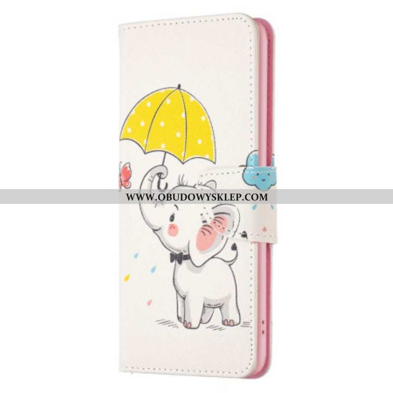 Etui Folio do Xiaomi 13 Słoń Parasol