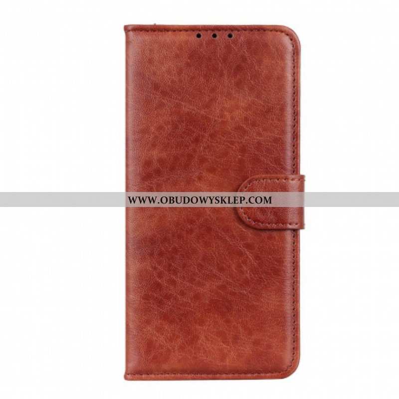 Etui Folio do Xiaomi Redmi Note 10 / 10S Teksturowana Sztuczna Skóra