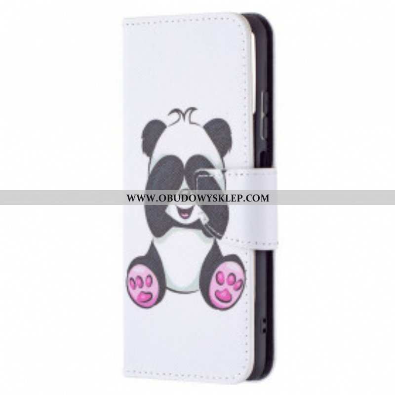 Etui Folio do Xiaomi Redmi Note 10 / 10S Zabawa Pandami