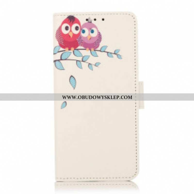 Etui Folio do Xiaomi Redmi Note 10 5G Para Sowy Na Drzewie