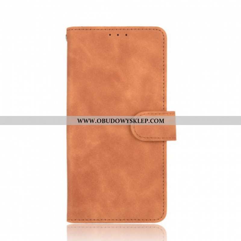 Etui Folio do Xiaomi Redmi Note 10 Pro Miękki W Dotyku Efekt Skóry