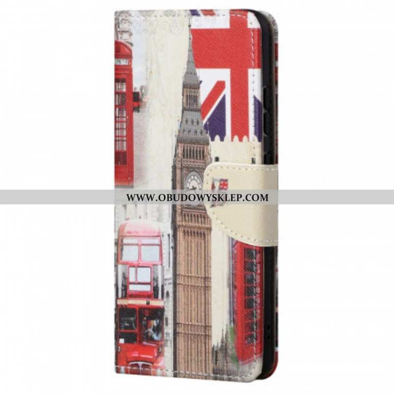 Etui Folio do Xiaomi Redmi Note 11 / 11S Życie W Londynie