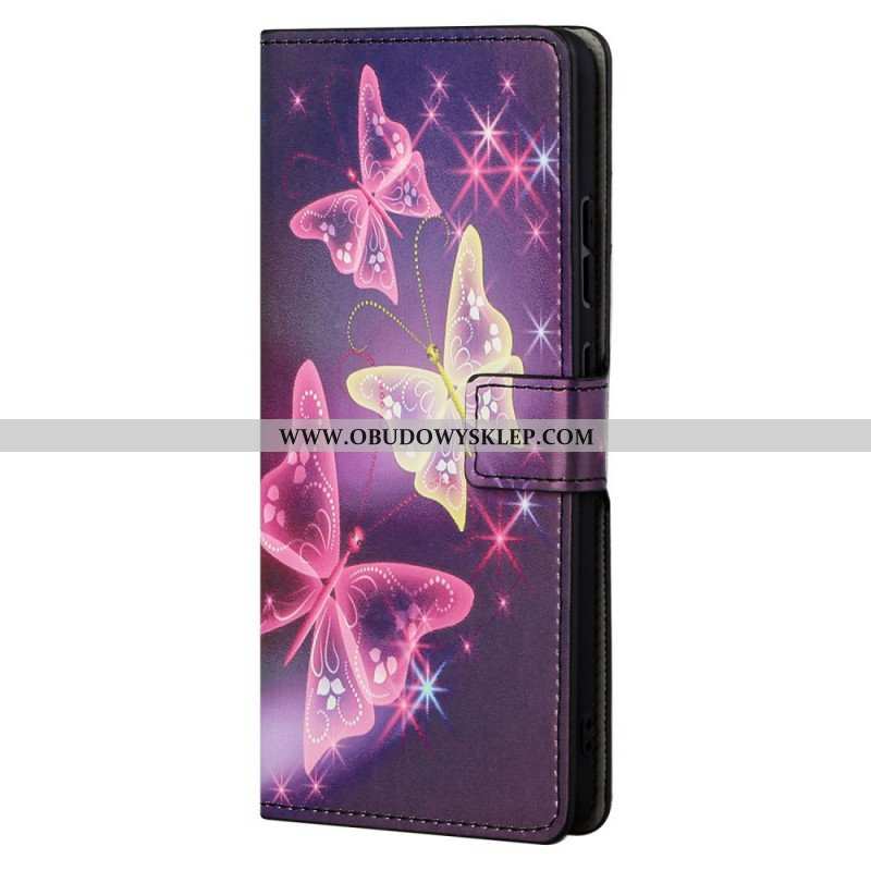 Etui Folio do Xiaomi Redmi Note 11 Pro / 11 Pro 5G Motyle I Kwiaty