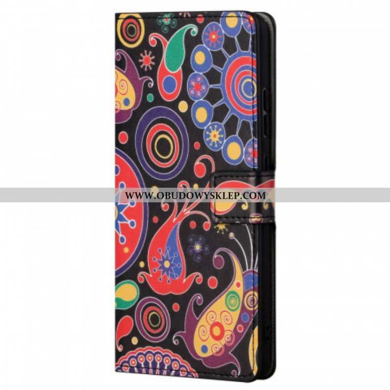 Etui Folio do Xiaomi Redmi Note 11 Pro / 11 Pro 5G Rysunki Galaktyk