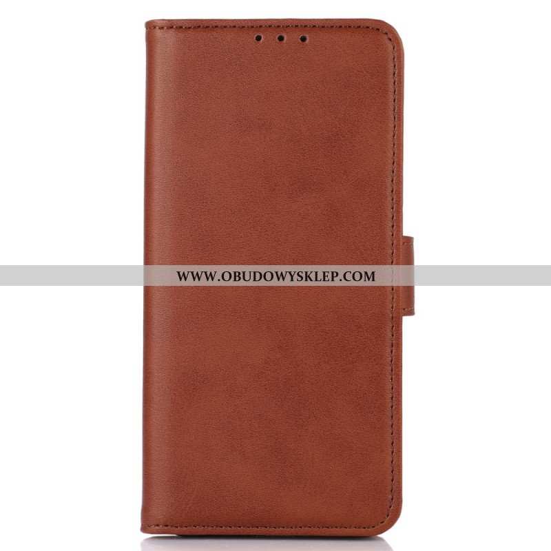 Etui Folio do Xiaomi Redmi Note 12 4G Efekt Skóry