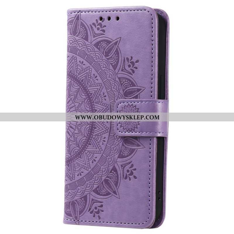 Etui Folio do Xiaomi Redmi Note 12 4G Mandala Sun Ze Smyczą