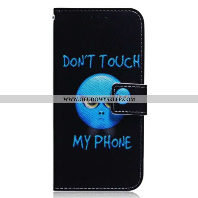 Etui Folio do Xiaomi Redmi Note 12 4G Telefon Z Emotikonami