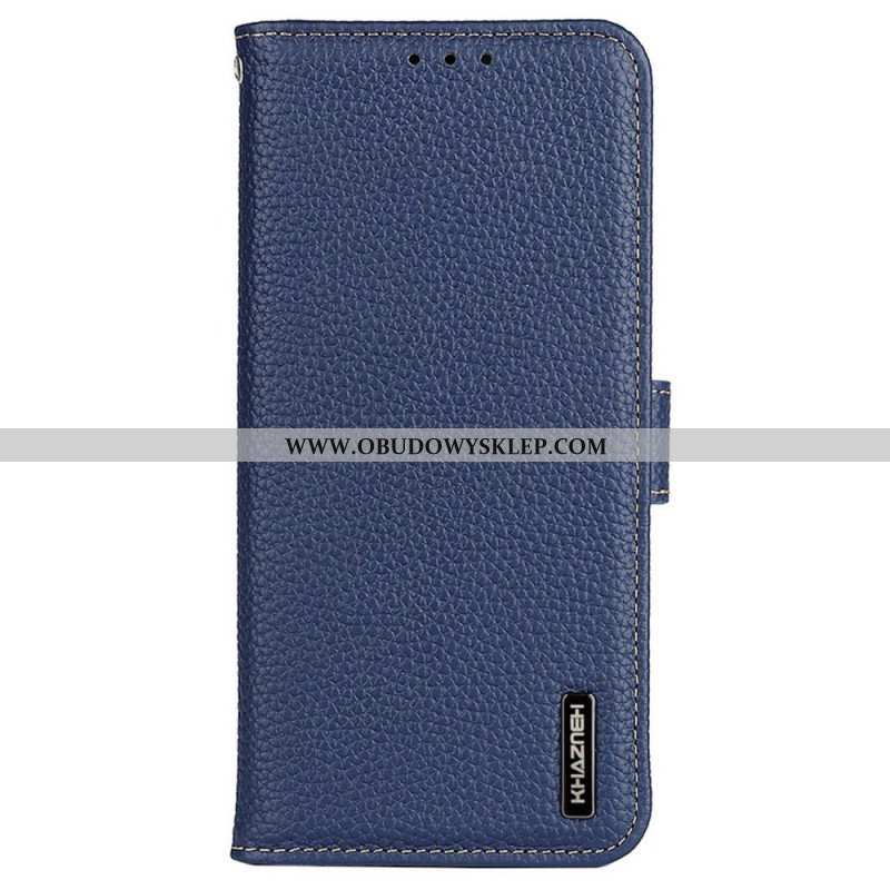 Etui Folio do Xiaomi Redmi Note 12 5G Khazneh Skóra Liczi