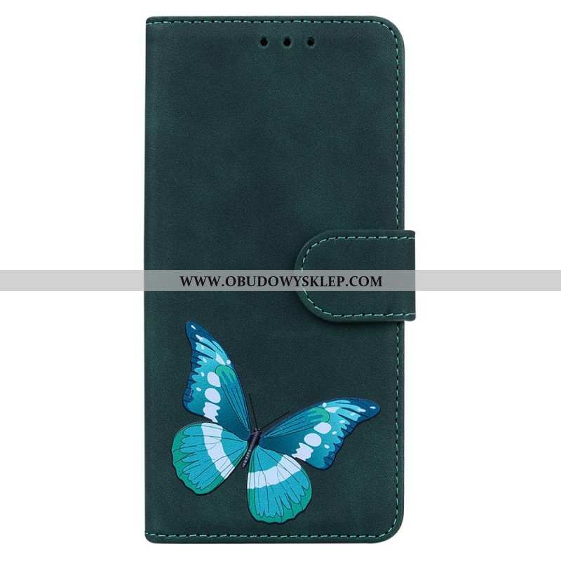 Etui Folio do Xiaomi Redmi Note 12 5G Projekt Motyla