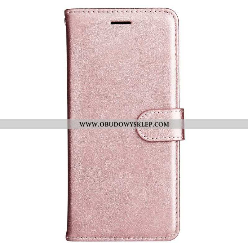 Etui Folio do Xiaomi Redmi Note 12 5G z Łańcuch Zwykły Z Paskiem