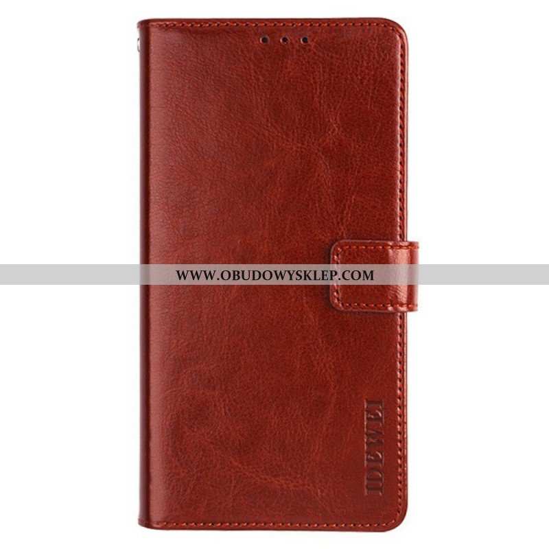 Etui Folio do Xiaomi Redmi Note 12 Pro Imitacja Skóry Idewei