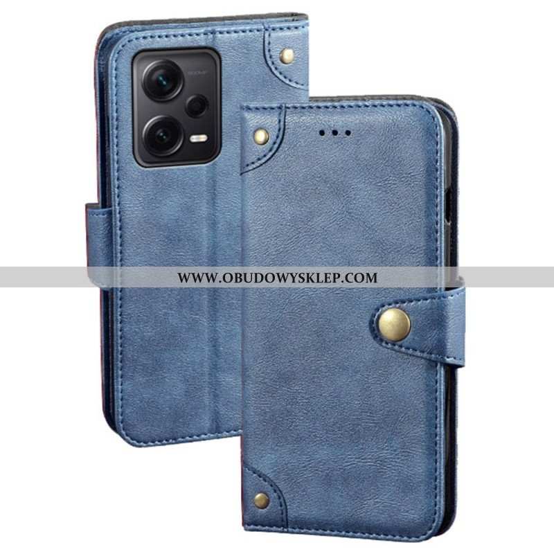 Etui Folio do Xiaomi Redmi Note 12 Pro Plus Przycisk Magnetyczny