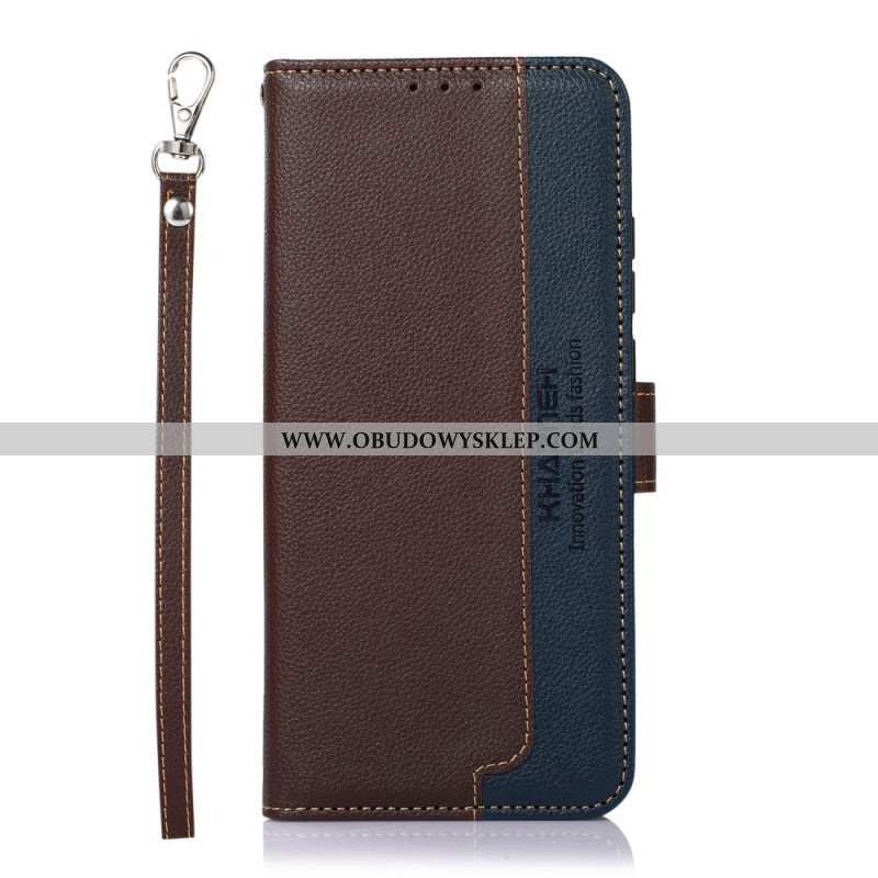 Etui Folio do Xiaomi Redmi Note 12 Pro Plus Rfid Khazneh W Stylu Liczi