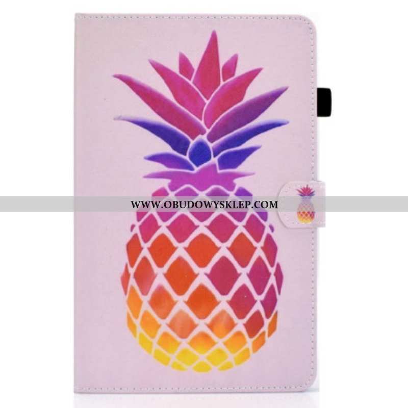 Etui Folio do iPad 10.9" (2022) Kolorowy Ananas