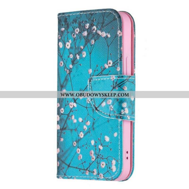 Etui Folio do iPhone 13 Mini Kwitnąca Gałąź