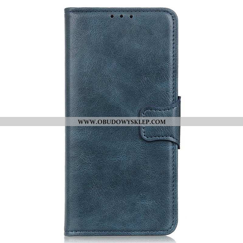 Etui Folio do iPhone 14 Pro Stylowe Skórzane Zapięcie Dwustronne