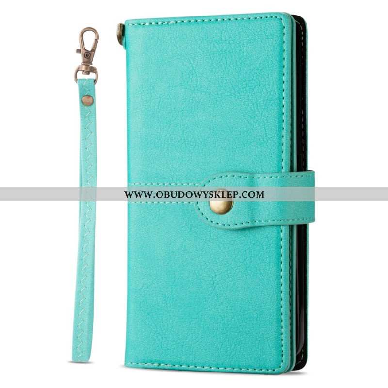 Etui Folio do iPhone 14 Pro Wielofunkcyjny W Stylu Vintage